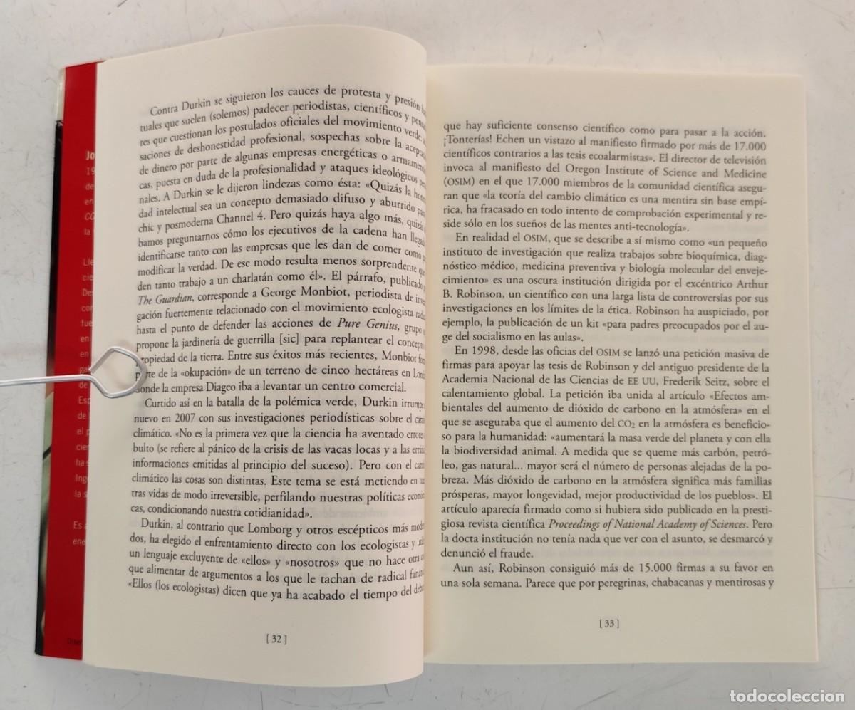 Libros de segunda mano: Las mentiras del cambio clim&aacute;tico. Jorge Alcalde. - Foto 7