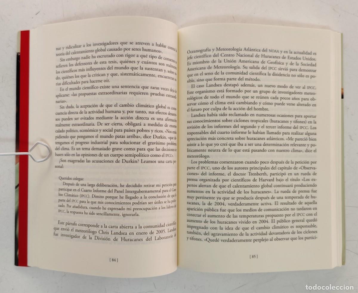 Libros de segunda mano: Las mentiras del cambio clim&aacute;tico. Jorge Alcalde. - Foto 8