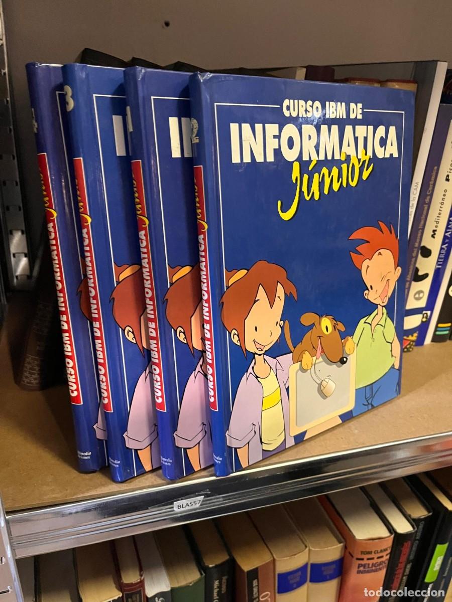 Libros de segunda mano: BLAS57 INFORMATICA JUNIOR, CURSO IBM DE. COMPLETO EN 4 TOMOS - Foto 1