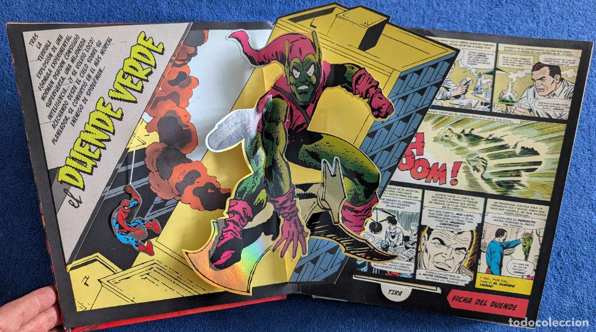 Libros de segunda mano: El asombroso Spiderman - POP-UP - Marvel Comics - SM (2007) - Foto 3