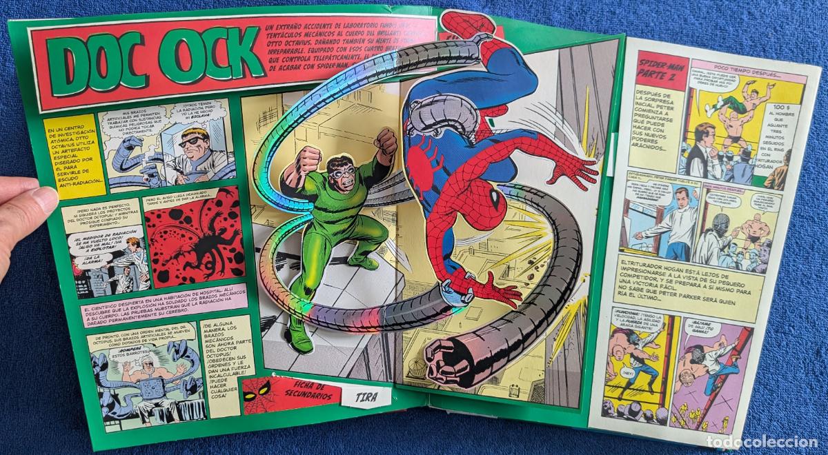 Libros de segunda mano: El asombroso Spiderman - POP-UP - Marvel Comics - SM (2007) - Foto 4