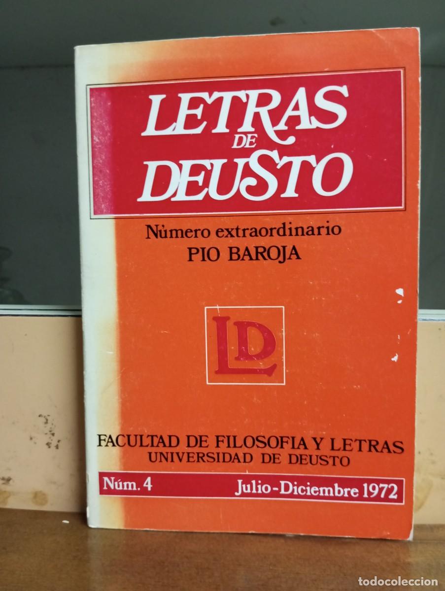 Libros de segunda mano: Pio Baroja (sobre). VV.AA. Letras de Deusto 1972 - Foto 1