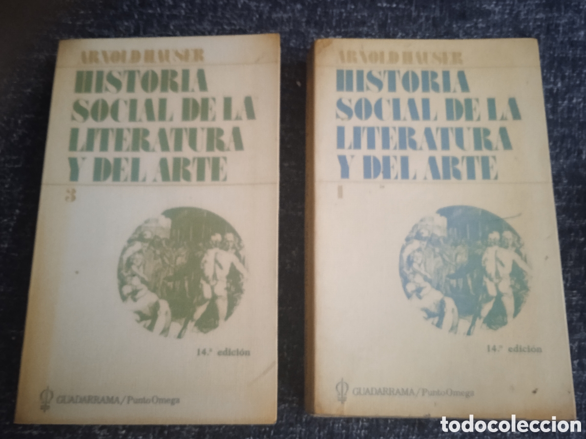 Livres d'occasion: HISTORIA SOCIAL DE LA LITERATURA Y EL ARTE, TOMOS 1 Y 3 / ARNOLD HAUSER