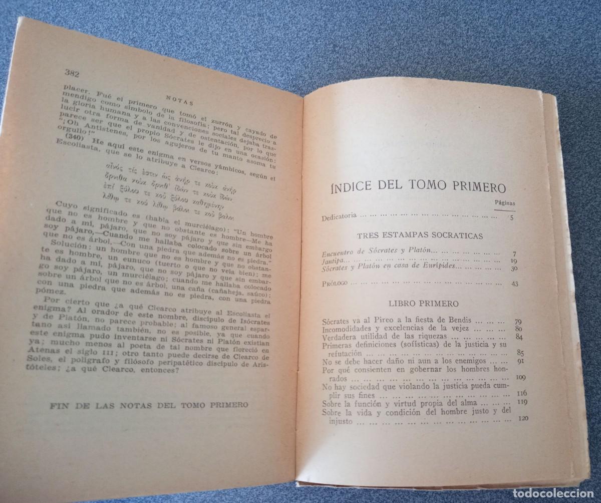 Libros de segunda mano: Lote libros La Rep&uacute;blica Plat&oacute;n - Foto 8