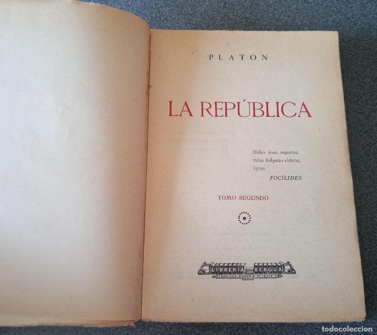Libros de segunda mano: Lote libros La Rep&uacute;blica Plat&oacute;n - Foto 13