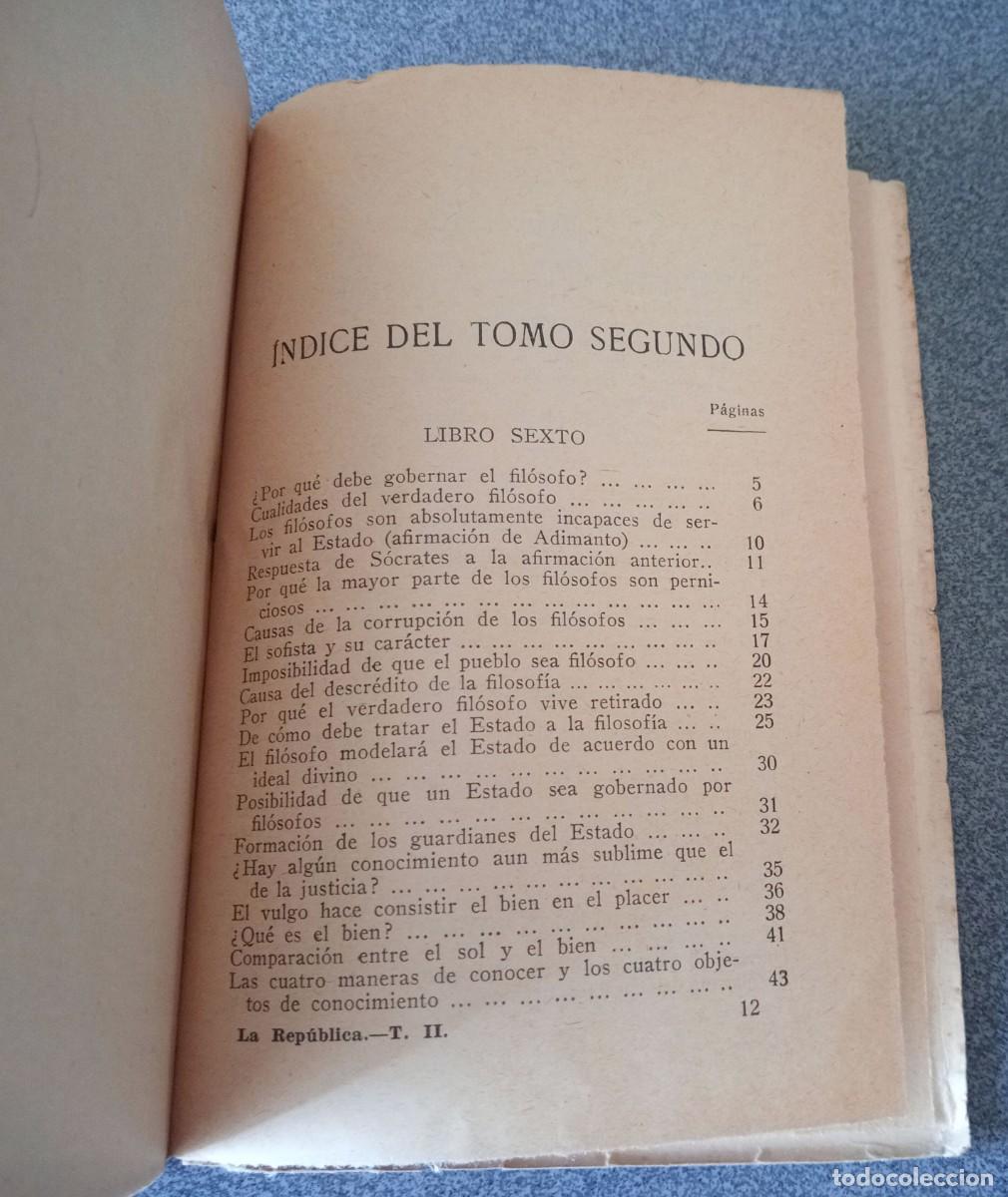 Libros de segunda mano: Lote libros La Rep&uacute;blica Plat&oacute;n - Foto 15