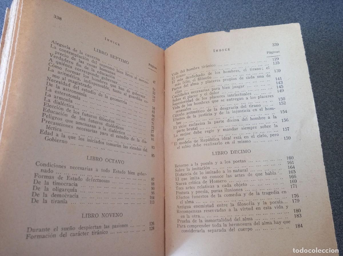 Libros de segunda mano: Lote libros La Rep&uacute;blica Plat&oacute;n - Foto 16