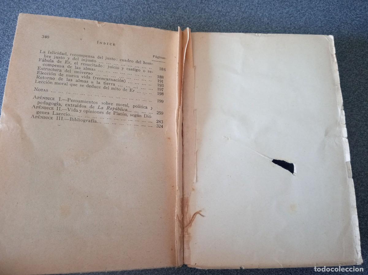 Libros de segunda mano: Lote libros La Rep&uacute;blica Plat&oacute;n - Foto 18