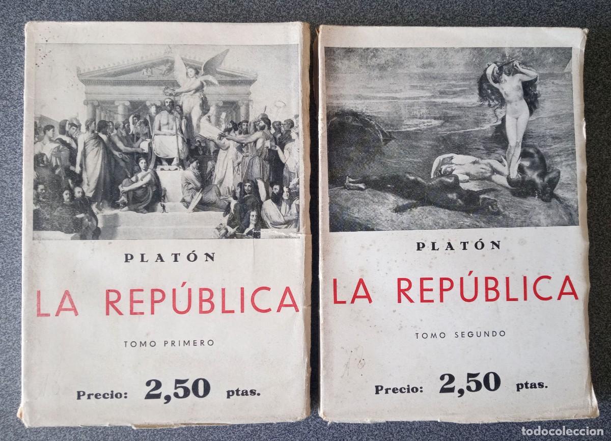 Libros de segunda mano: Lote libros La Rep&uacute;blica Plat&oacute;n - Foto 1