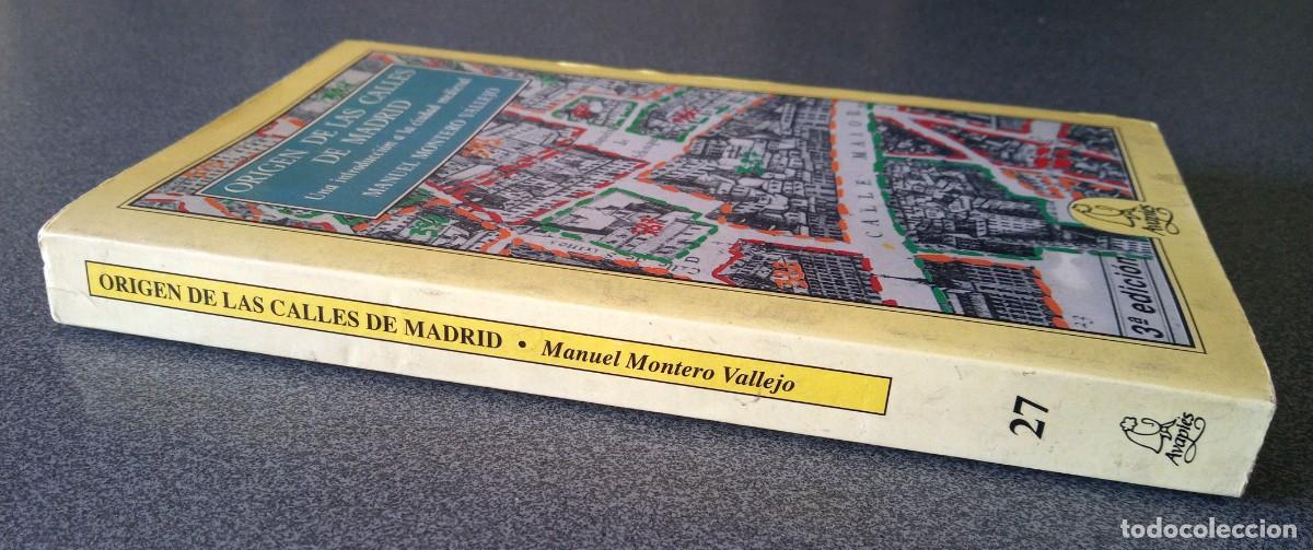 Libros de segunda mano: Origen De Las Calles De Madrid Manuel Montero Vallejo - Foto 2