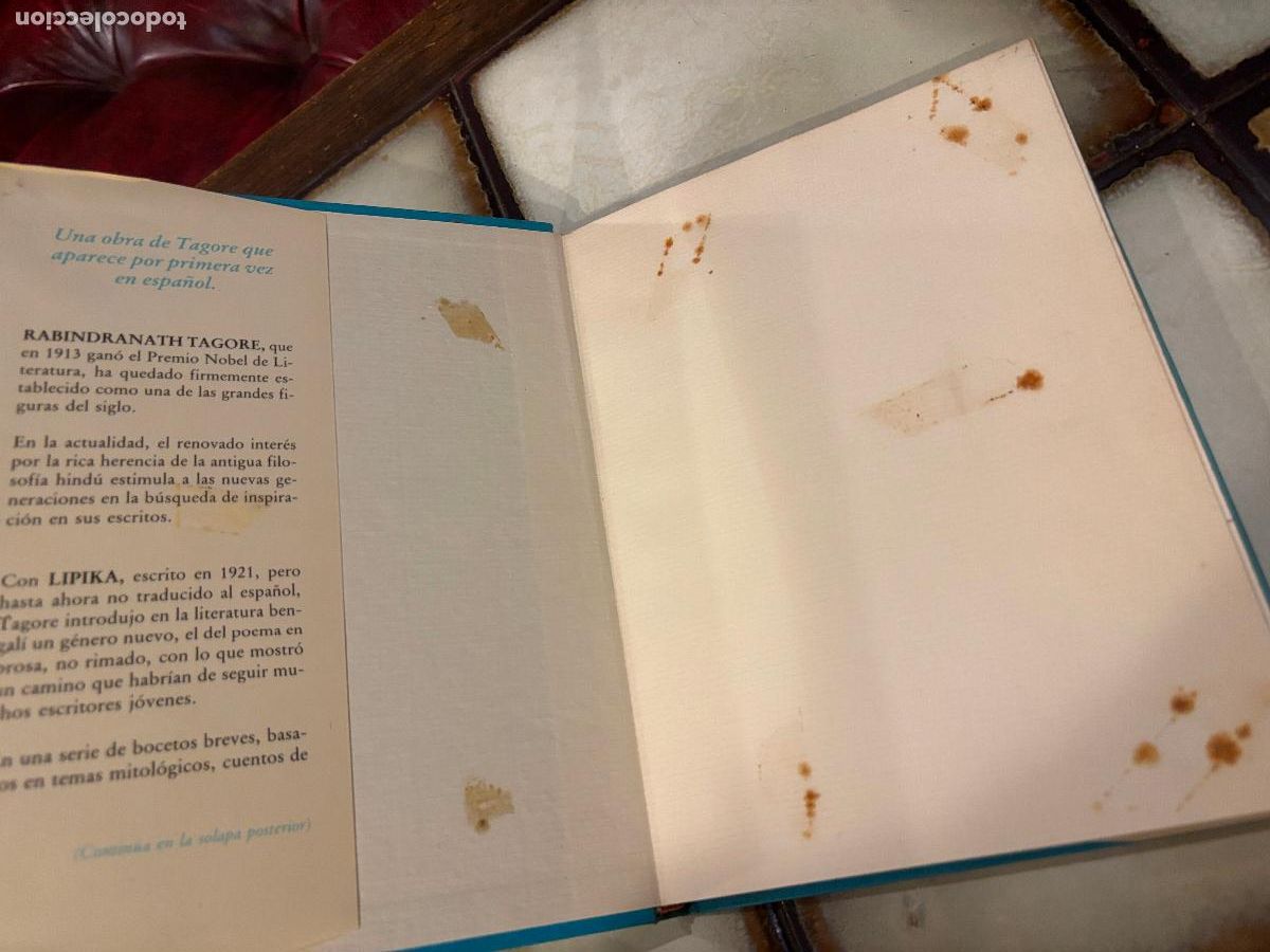 Libros de segunda mano: Lipika. Rabindranath Tagore. PEDIDO M&Iacute;NIMO 5&euro; - Foto 3