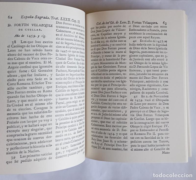 Libros de segunda mano: LA ESPA&Ntilde;A SAGRADA. LEON - TRES VOLUMENES - MANUEL RISCO - EDICION FACSIMIL NUMERADA - Foto 4