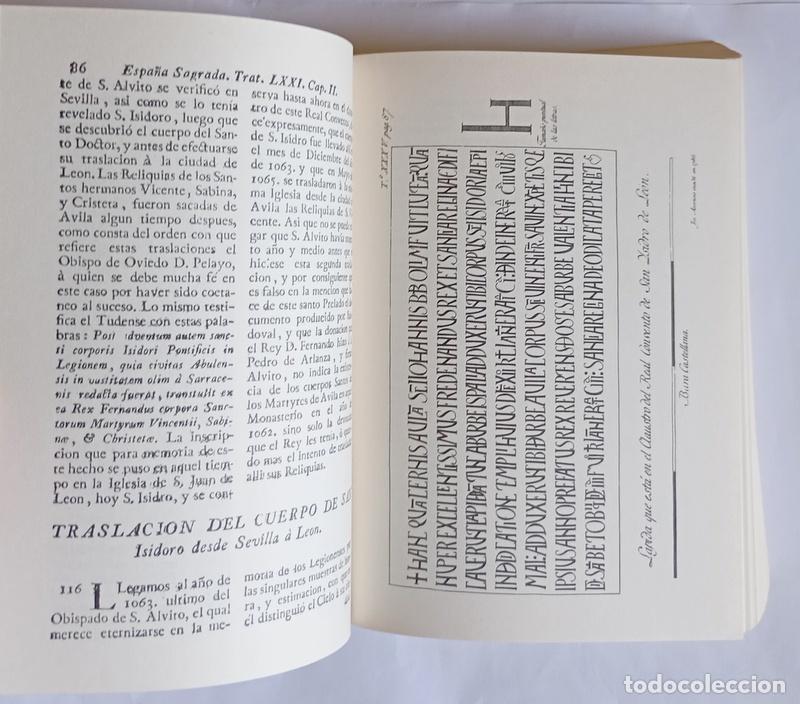 Libros de segunda mano: LA ESPA&Ntilde;A SAGRADA. LEON - TRES VOLUMENES - MANUEL RISCO - EDICION FACSIMIL NUMERADA - Foto 6