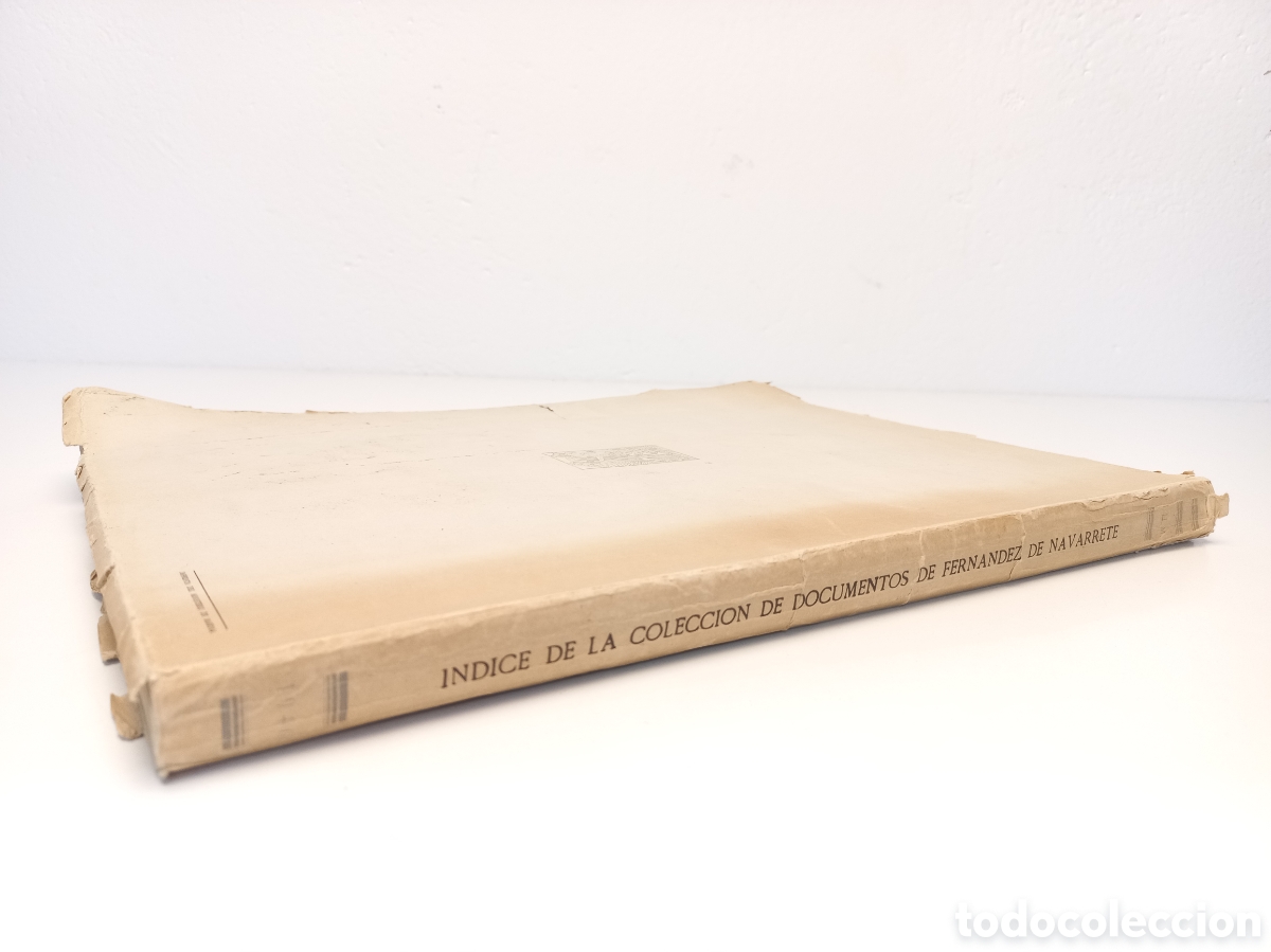 Libros de segunda mano: &Iacute;ndice de la colecci&oacute;n de documentos de Fern&aacute;ndez de Navarrete que posee el Museo Naval. 1946. - Foto 2