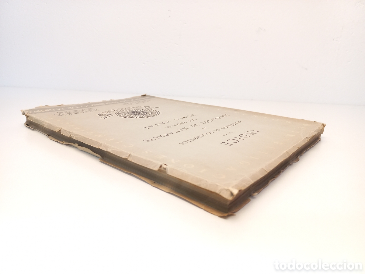 Libros de segunda mano: &Iacute;ndice de la colecci&oacute;n de documentos de Fern&aacute;ndez de Navarrete que posee el Museo Naval. 1946. - Foto 3