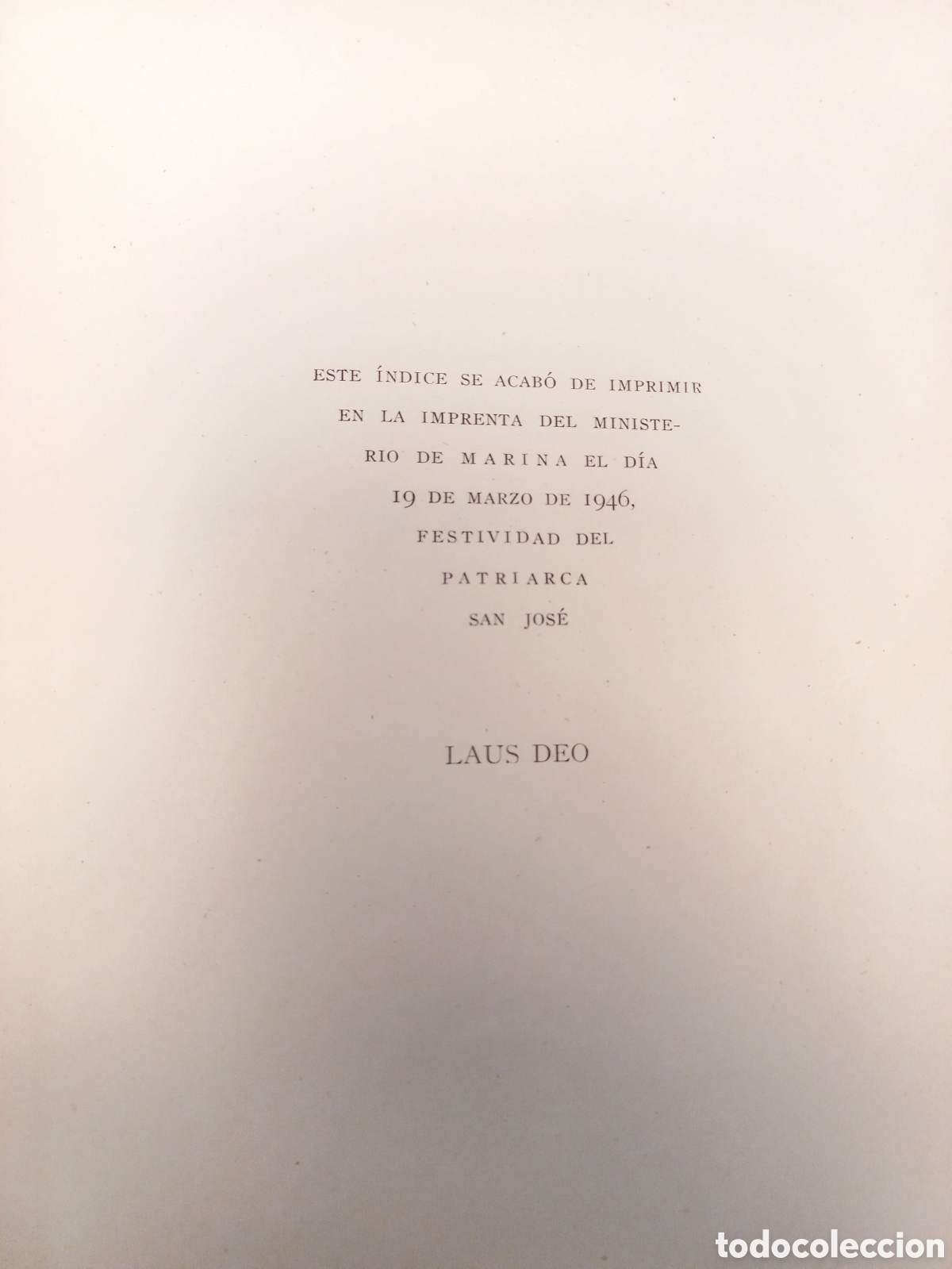 Libros de segunda mano: &Iacute;ndice de la colecci&oacute;n de documentos de Fern&aacute;ndez de Navarrete que posee el Museo Naval. 1946. - Foto 6