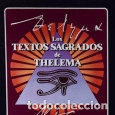 Libros de segunda mano: Los TEXTOS SAGRADOS de THELEMA - ALEISTER CROWLEY - Foto 1