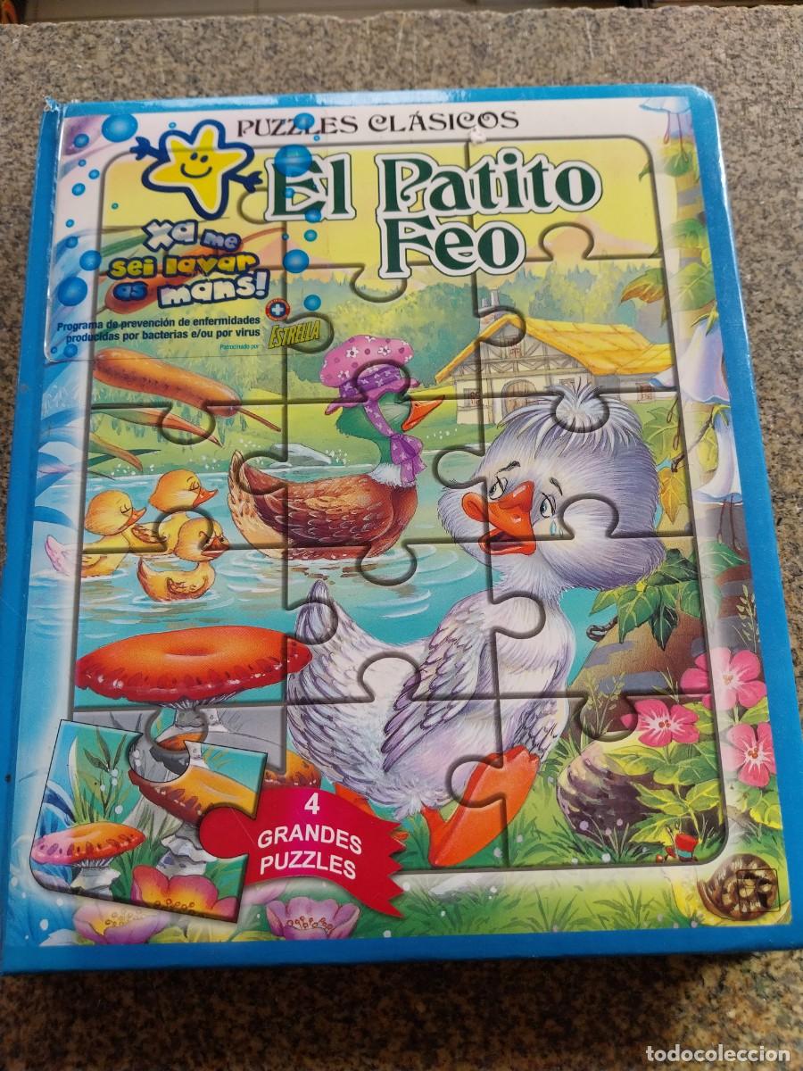 Libros de segunda mano: LIBRO PUZZLES -- EL PATITO FEO -- 4 PUZZLES -- - Foto 1