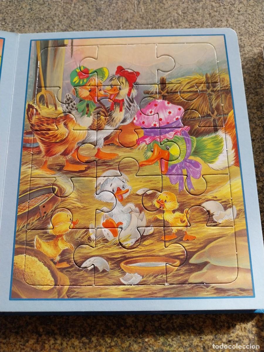 Libros de segunda mano: LIBRO PUZZLES -- EL PATITO FEO -- 4 PUZZLES -- - Foto 2