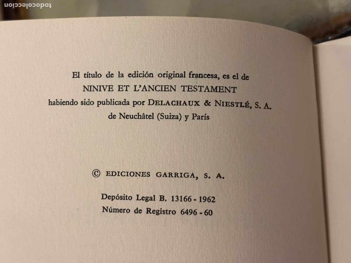 Libros de segunda mano: N&iacute;nive y el Antiguo Testamento. Andr&eacute; Parrot. - Foto 2