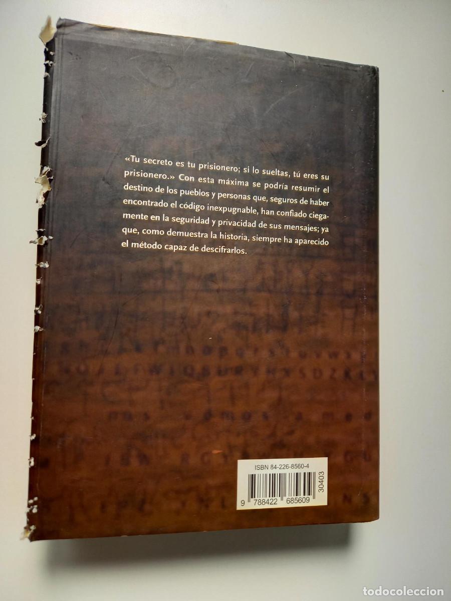 Libros de segunda mano: LOS C&Oacute;DIGOS SECRETOS. SIMON SINGH - Foto 2