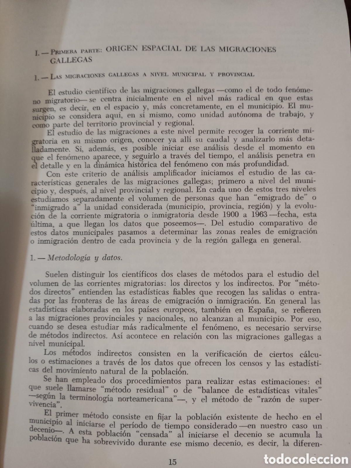 Libros de segunda mano: Movimientos migratorios de Galicia - Foto 3
