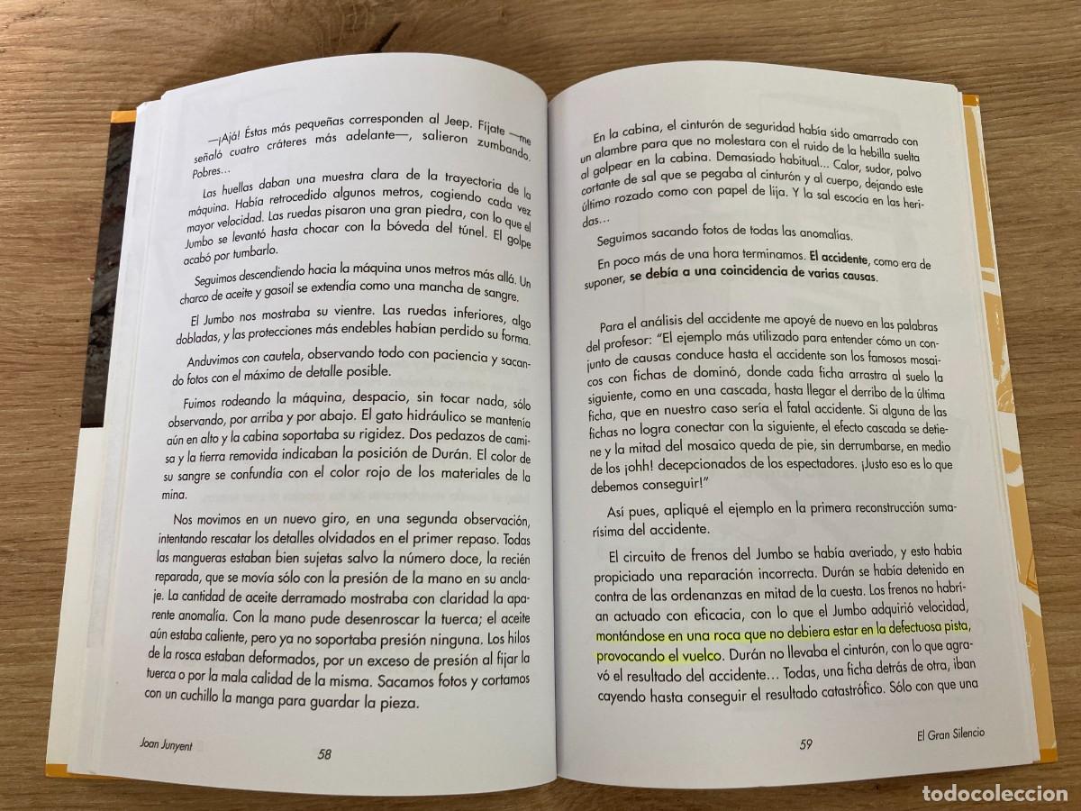 Libros de segunda mano: El gran silencio Joan Junyent - Foto 5