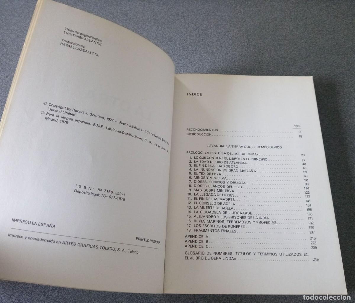 Libros de segunda mano: La Otra Atlantida Robert Scrutton - Foto 4