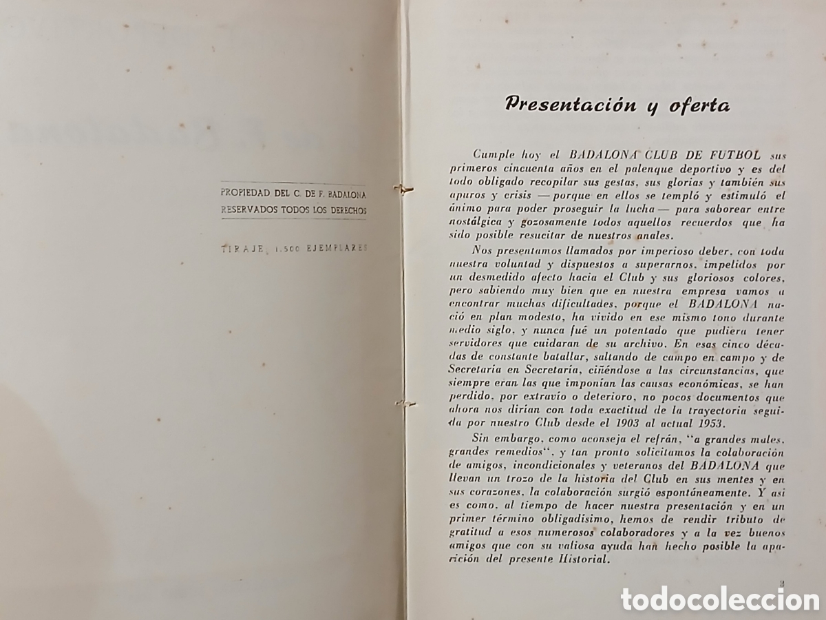 Libros de segunda mano: Bodas de Oro C.F.Badalona - Foto 4
