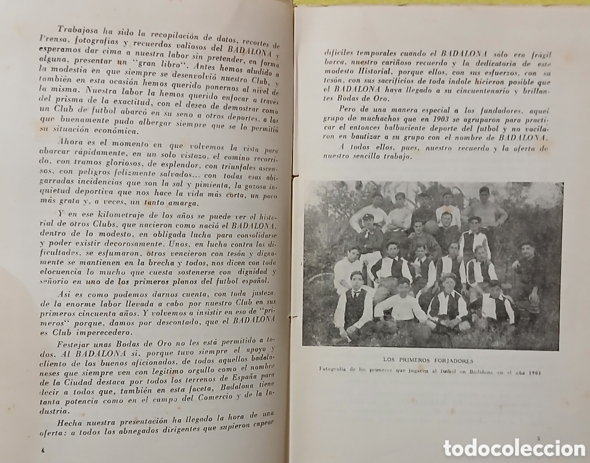 Libros de segunda mano: Bodas de Oro C.F.Badalona - Foto 5