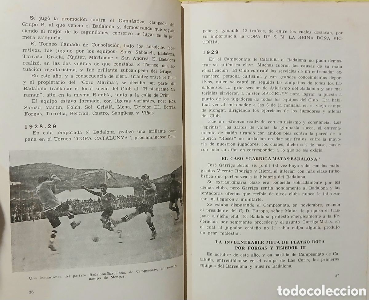 Libros de segunda mano: Bodas de Oro C.F.Badalona - Foto 7