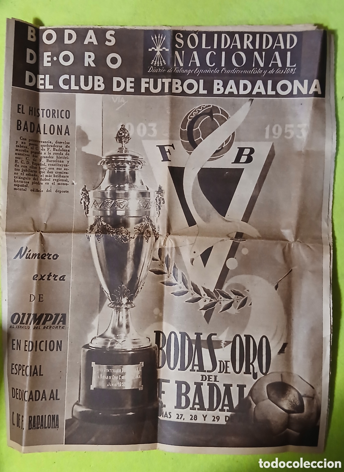 Libros de segunda mano: Bodas de Oro C.F.Badalona - Foto 10