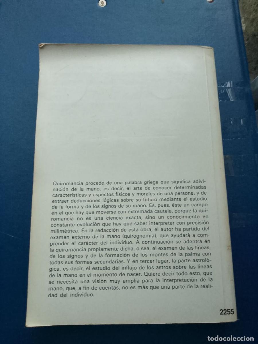 Libros de segunda mano: quiromancia karmadharaya - Foto 2