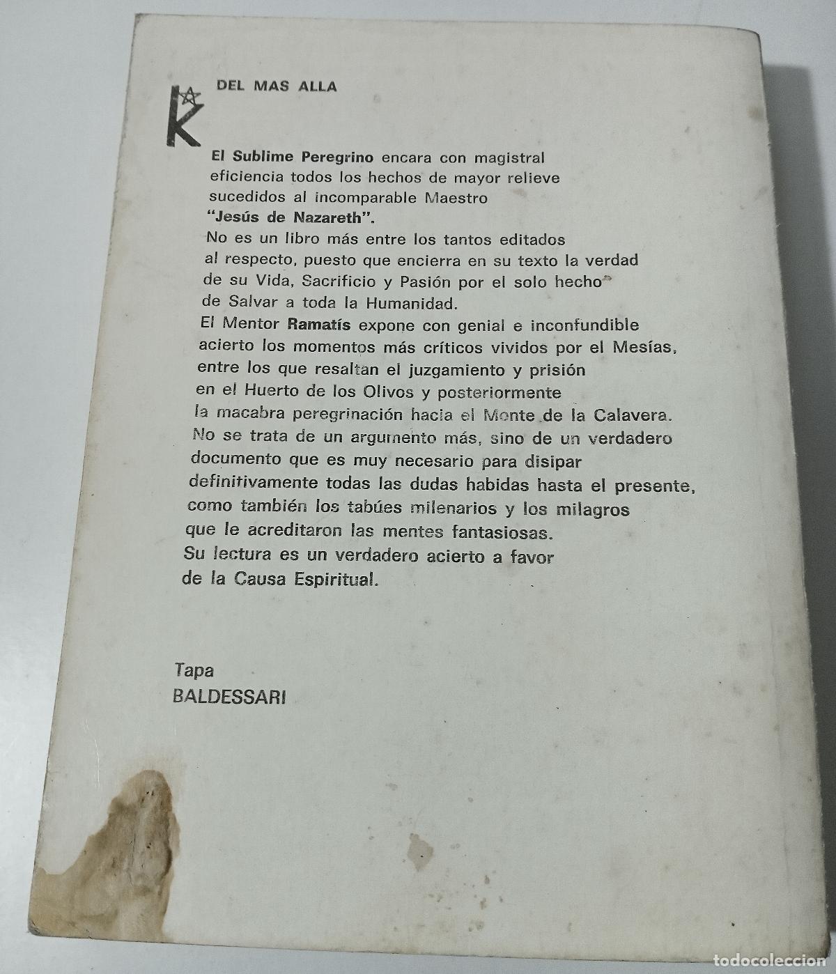 Libros de segunda mano: El sublime peregrino - Ramatis - Foto 2
