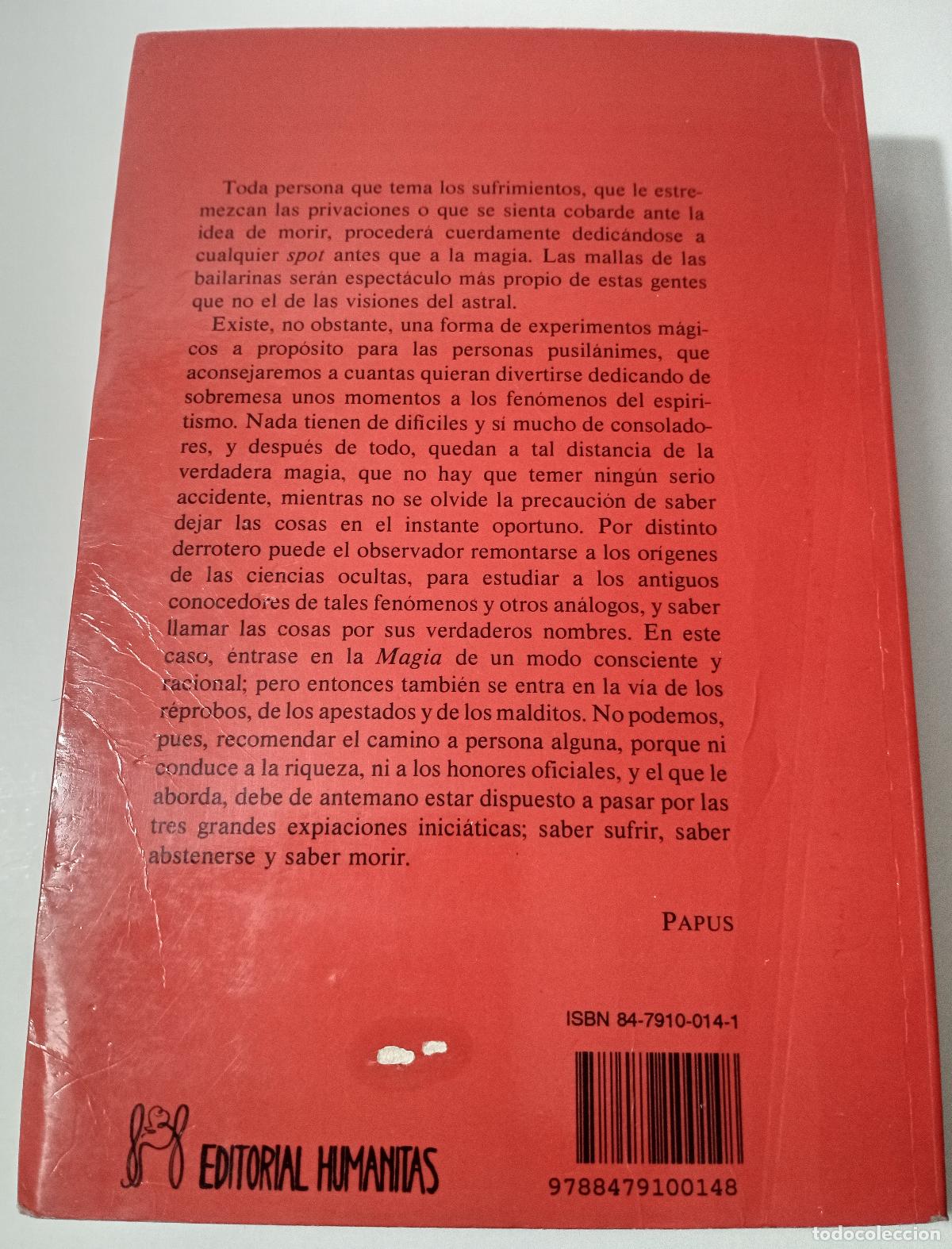 Libros de segunda mano: Tratado elemental de magia practica (tomo I) - Papus (Dr. Encausse) - Foto 2