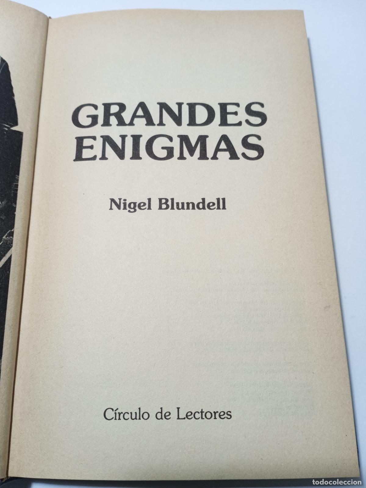 Libros de segunda mano: Grandes enigmas - Blundell, Nigel - Foto 1