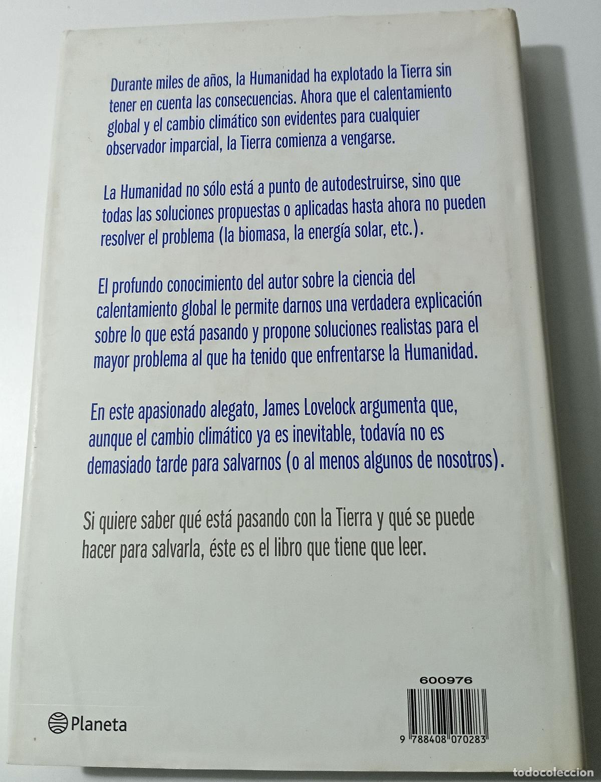 Libros de segunda mano: La venganza de la tierra - Lovelock, James - Foto 2