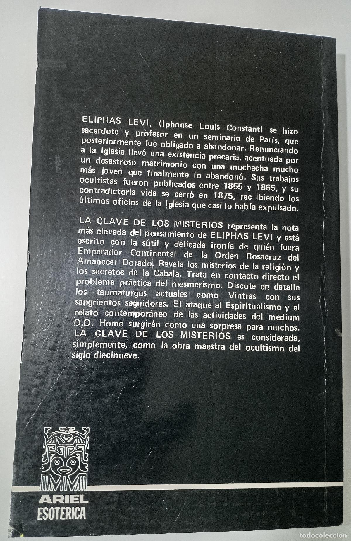 Libros de segunda mano: La clave de los misterios - Levi, Eliphas - Foto 3