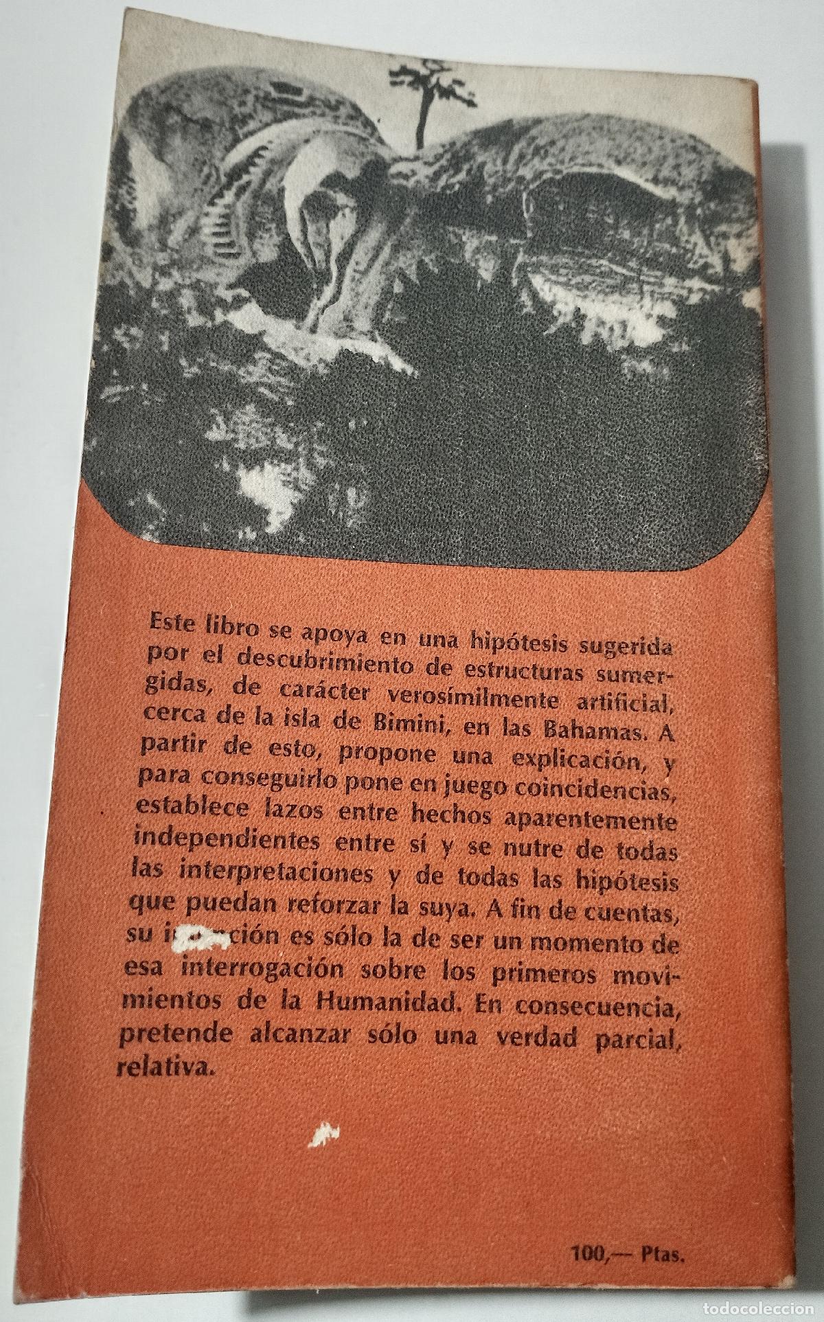 Libros de segunda mano: La historia empieza en Bimini - Carnac, Pierre - Foto 3