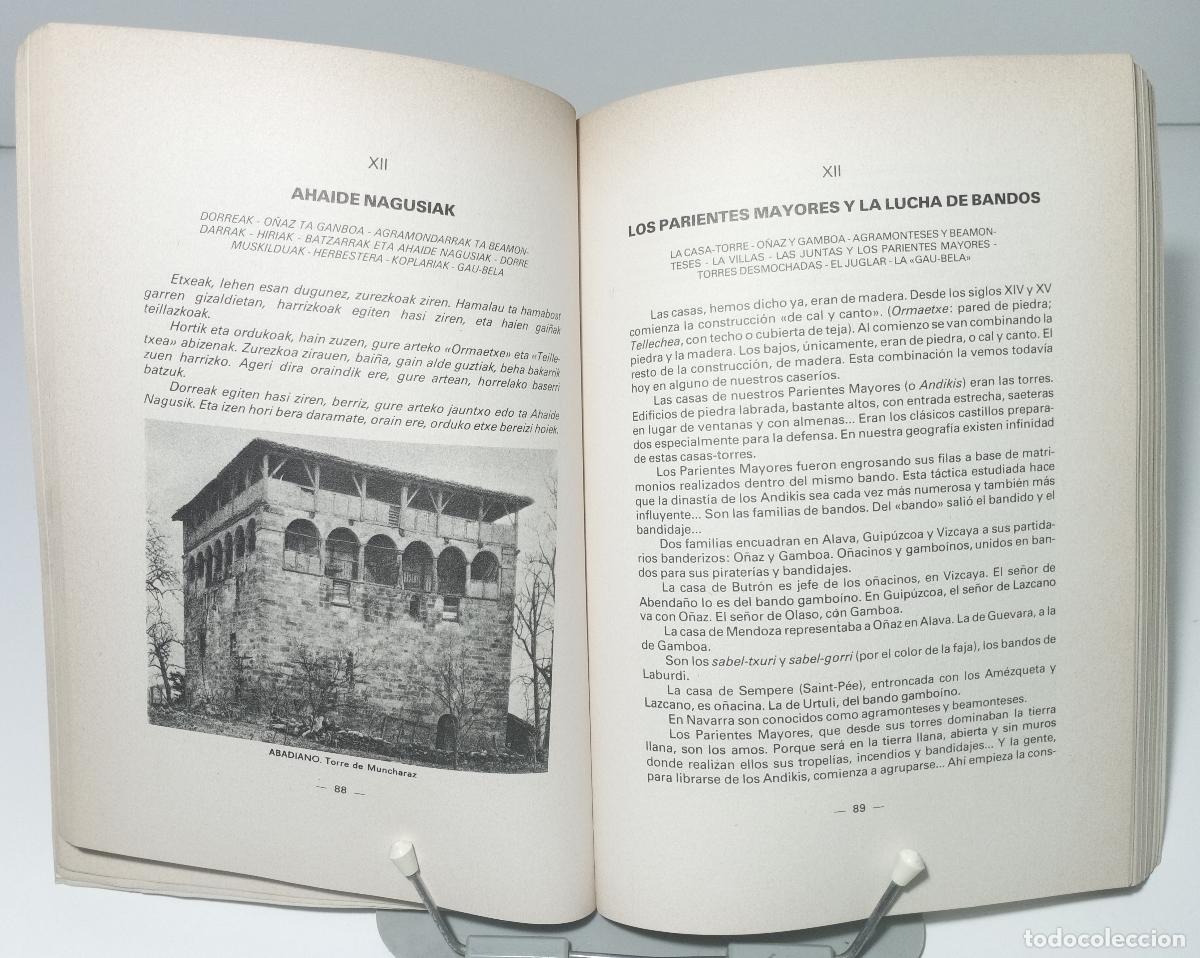 Libros de segunda mano: Los vascos. Euskal Kondaira - Estomba, Manuel - Foto 2