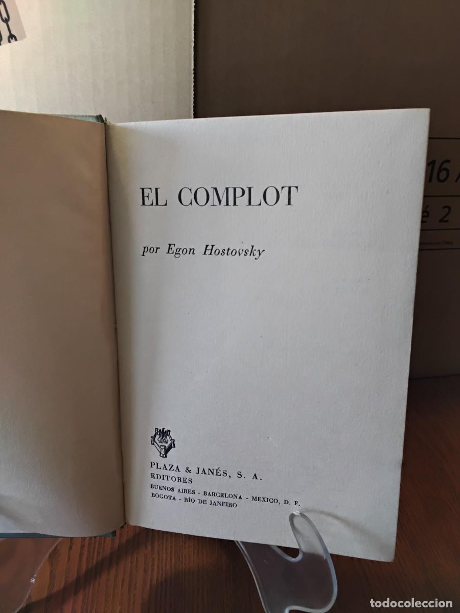 Libros de segunda mano: El complot, Egon Hostovsky - Foto 2