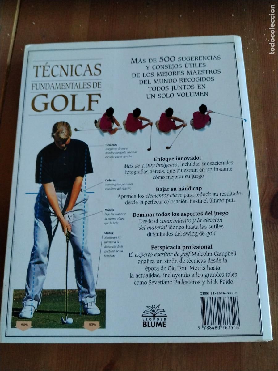 Libros de segunda mano: T&eacute;cnica fundamentales de golf - Blume - Foto 3