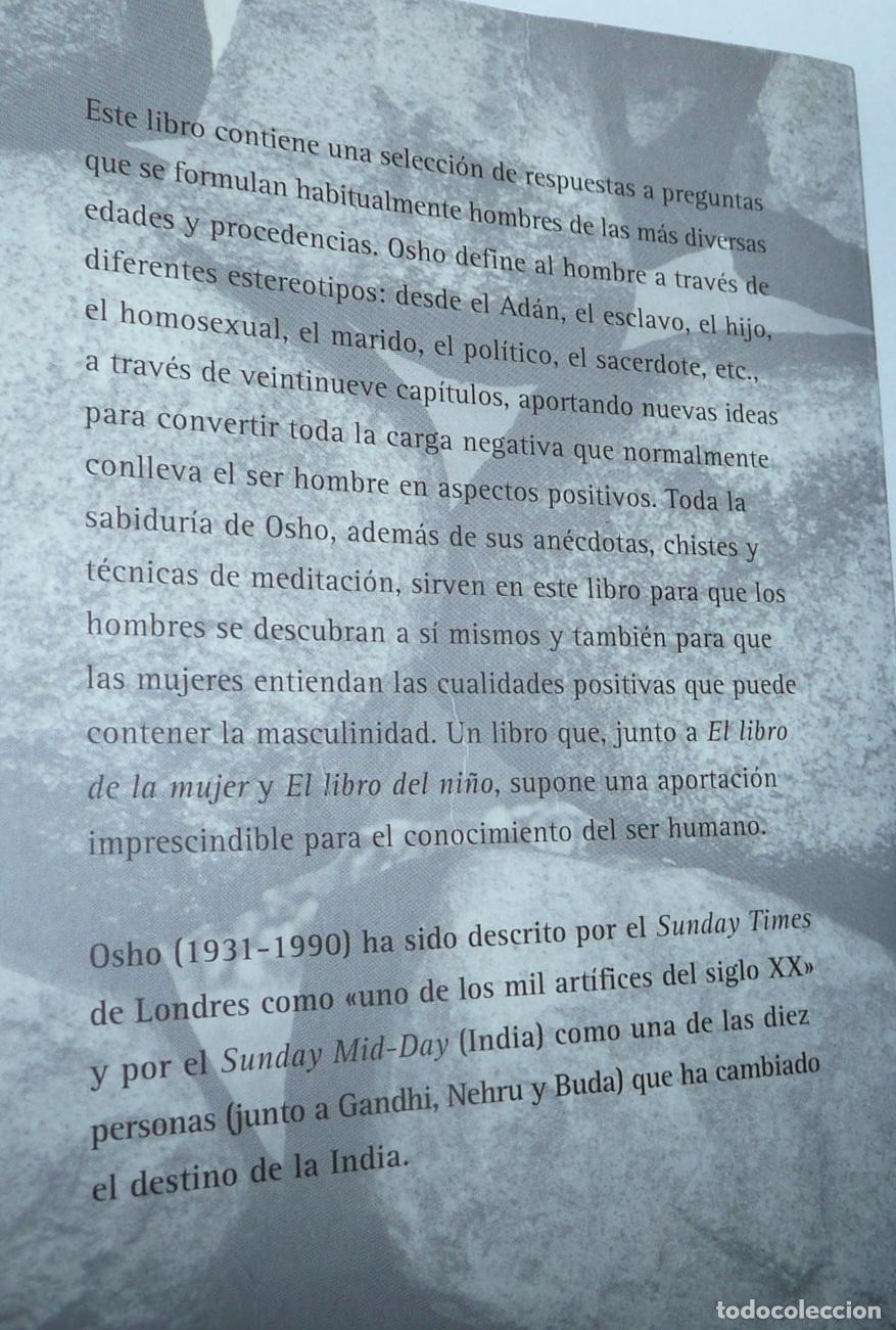 Libros de segunda mano: El libro del hombre - Osho (Aura DeBolsillo, 2002) - Foto 2