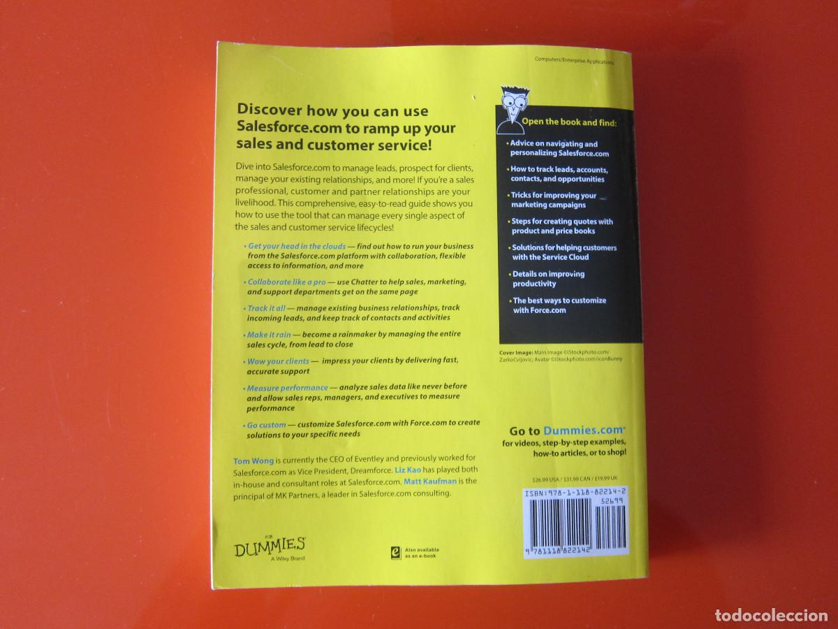 Libros de segunda mano: SALESFORCE.COM FOR DUMMIES (WILEY) MANUAL - Foto 3