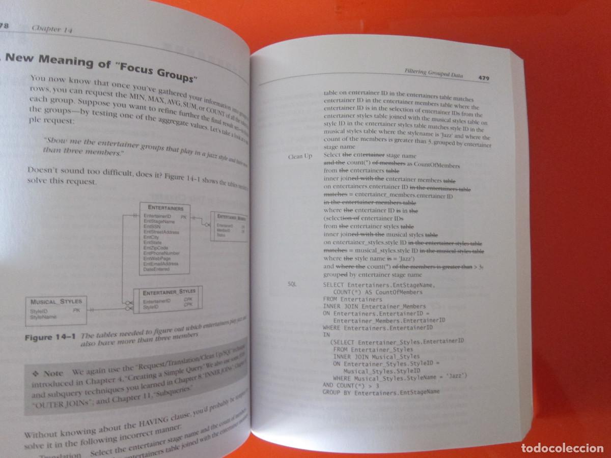 Libros de segunda mano: SQL QUERIES FOR MERE MORTALS - JOHN L. VIESCAS (ADDISON-WESLEY) MANUAL - Foto 9