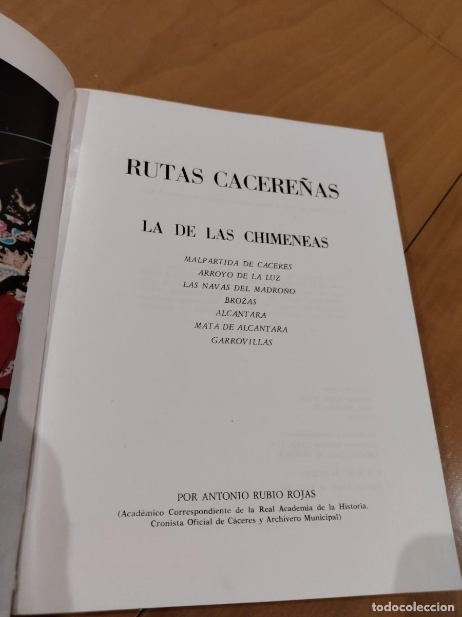 Libros de segunda mano: Rutas cacere&ntilde;as la de las Chimeneas. C&aacute;ceres, Extremadura. - Foto 2