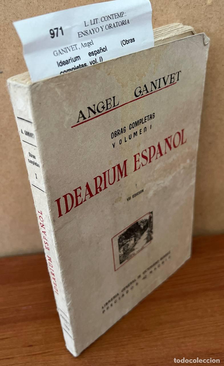 Libros de segunda mano: GANIVET, Angel - Idearium espa&ntilde;ol - Foto 1