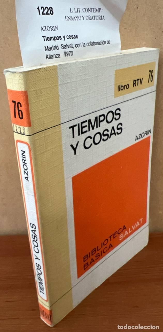 Libros de segunda mano: AZORIN - Tiempos y cosas - Foto 1