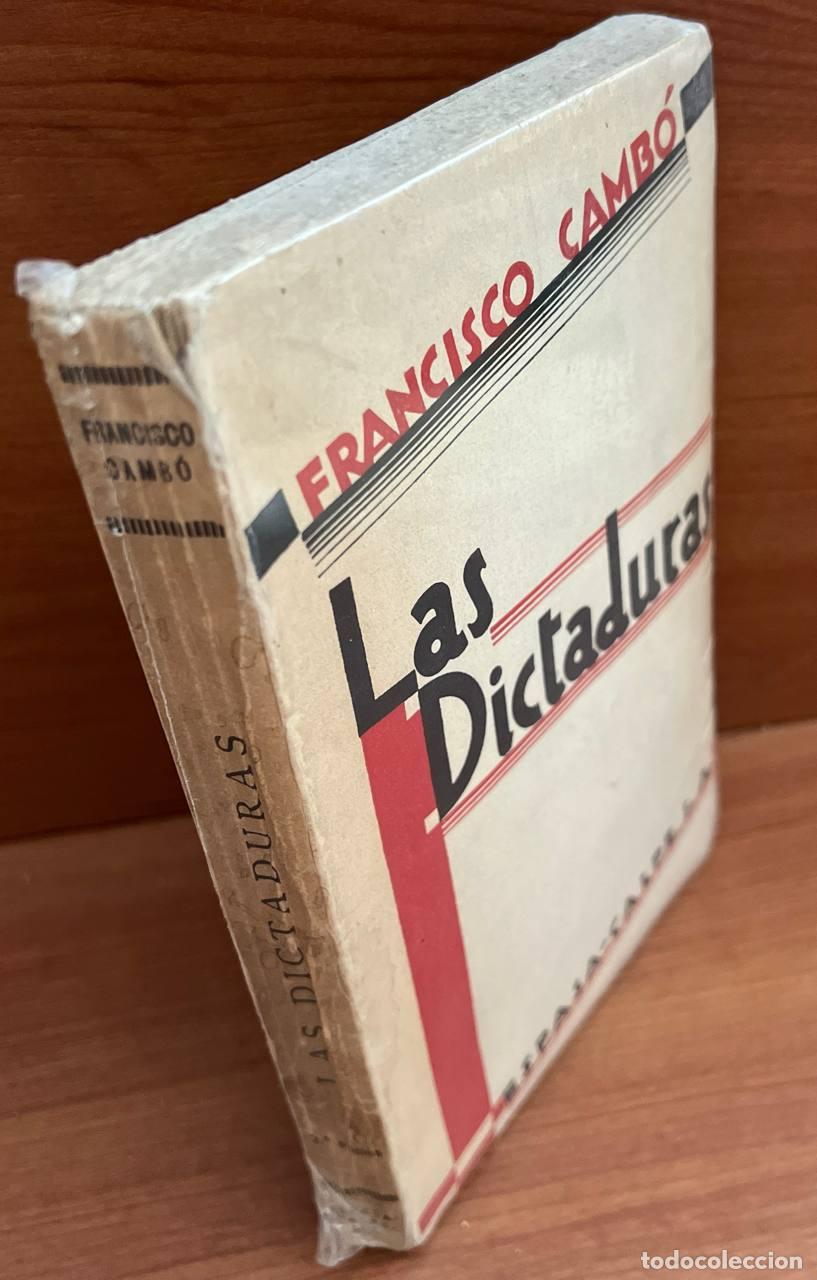 Libros de segunda mano: CAMB&Oacute;, Francisco - LAS DICTADURAS. - Foto 1