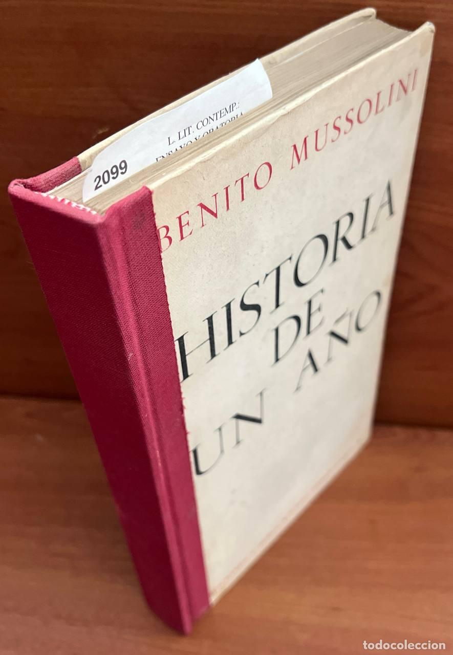 Libros de segunda mano: MUSSOLINI, Benito - Historia de un a&ntilde;o - Foto 1